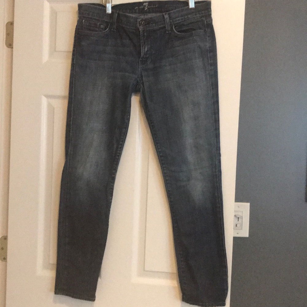 7 for all mankind super skinny jeans size 30